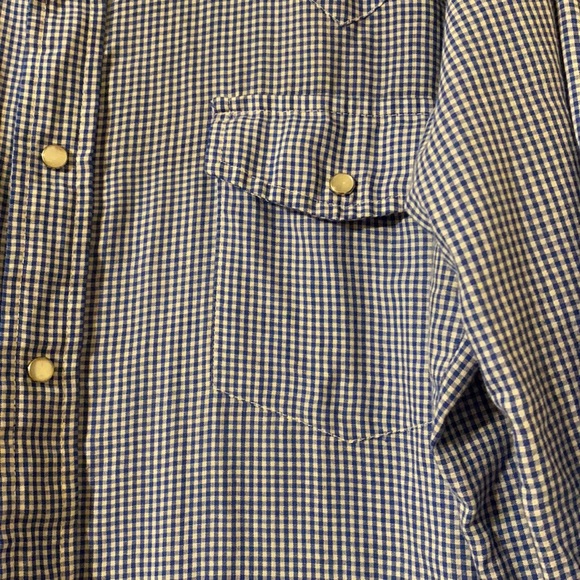 💫 Live Ins Western Wear Large Button Down Blouse - Picture 6 of 10